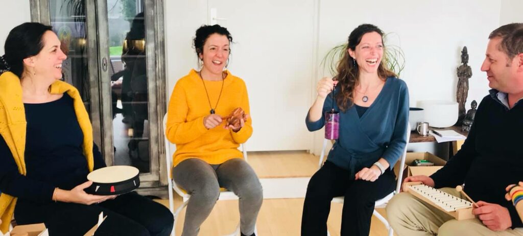 Stage relaxation sonore multi instruments à l'institut Padma