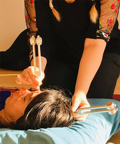 Formation Sonothérapie Massage sonore aux diapasons - Institut Padma